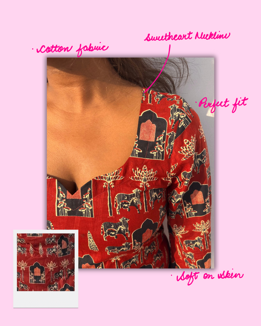 Jaipur Jharokha – Handcrafted Cotton Kurti