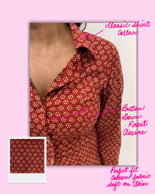 Iraja – Cotton Cinched Shirt