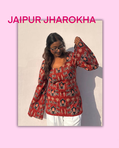 Jaipur Jharokha – Handcrafted Cotton Kurti