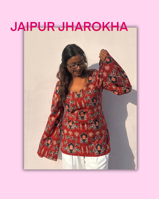 Jaipur Jharokha – Handcrafted Cotton Kurti