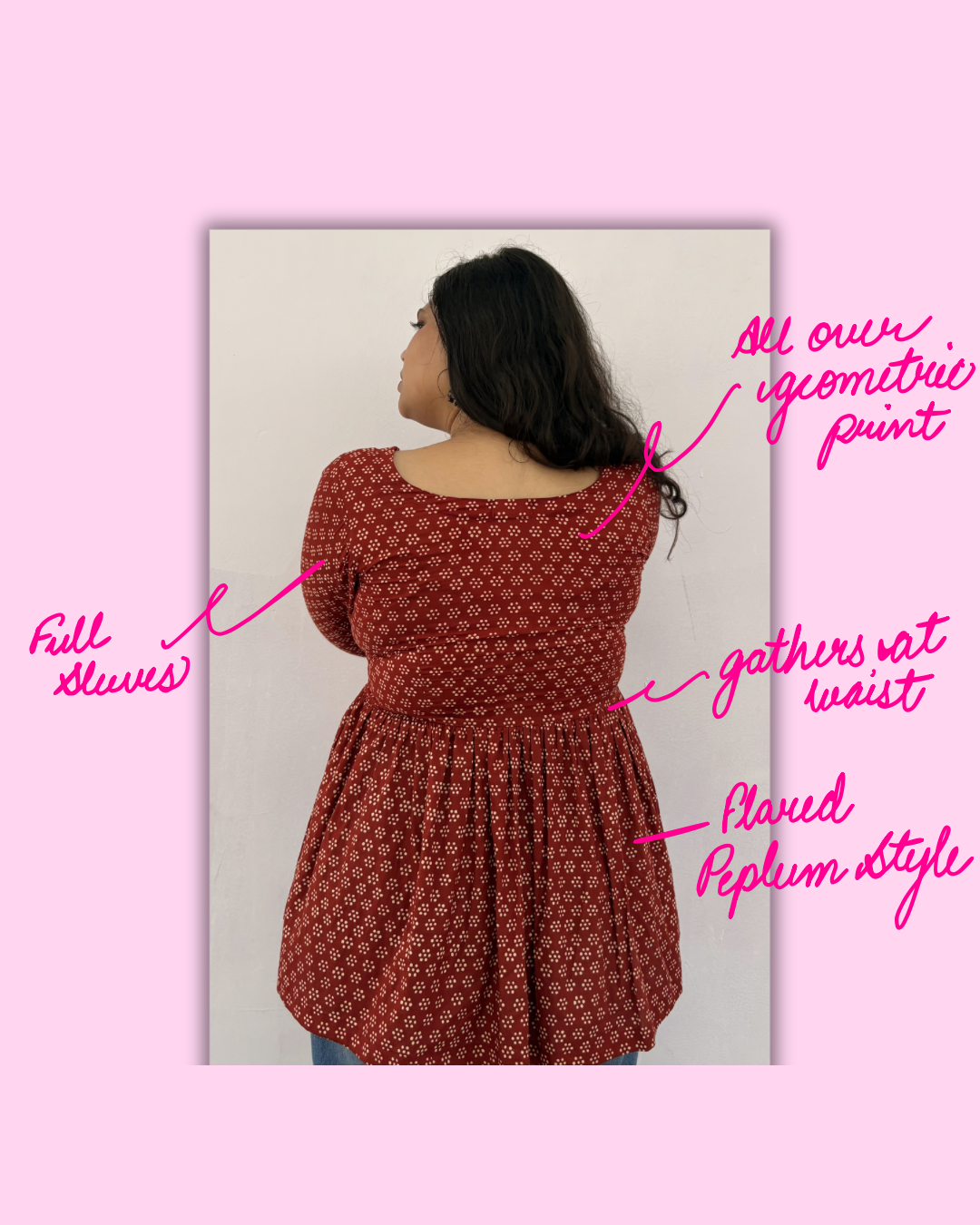Meher – Cotton Peplum Kurti