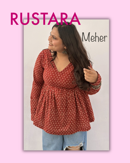 Meher – Cotton Peplum Kurti