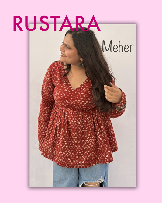 Meher – Cotton Peplum Kurti